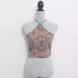 Tillys Boho Halter Crop Top